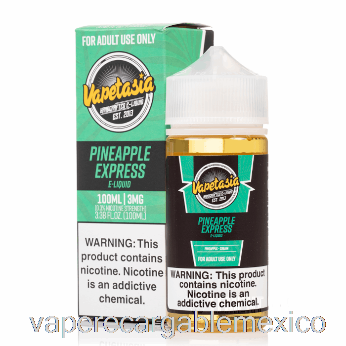 Vape Recargable Piña Express - Vapetasia - 100ml 3mg